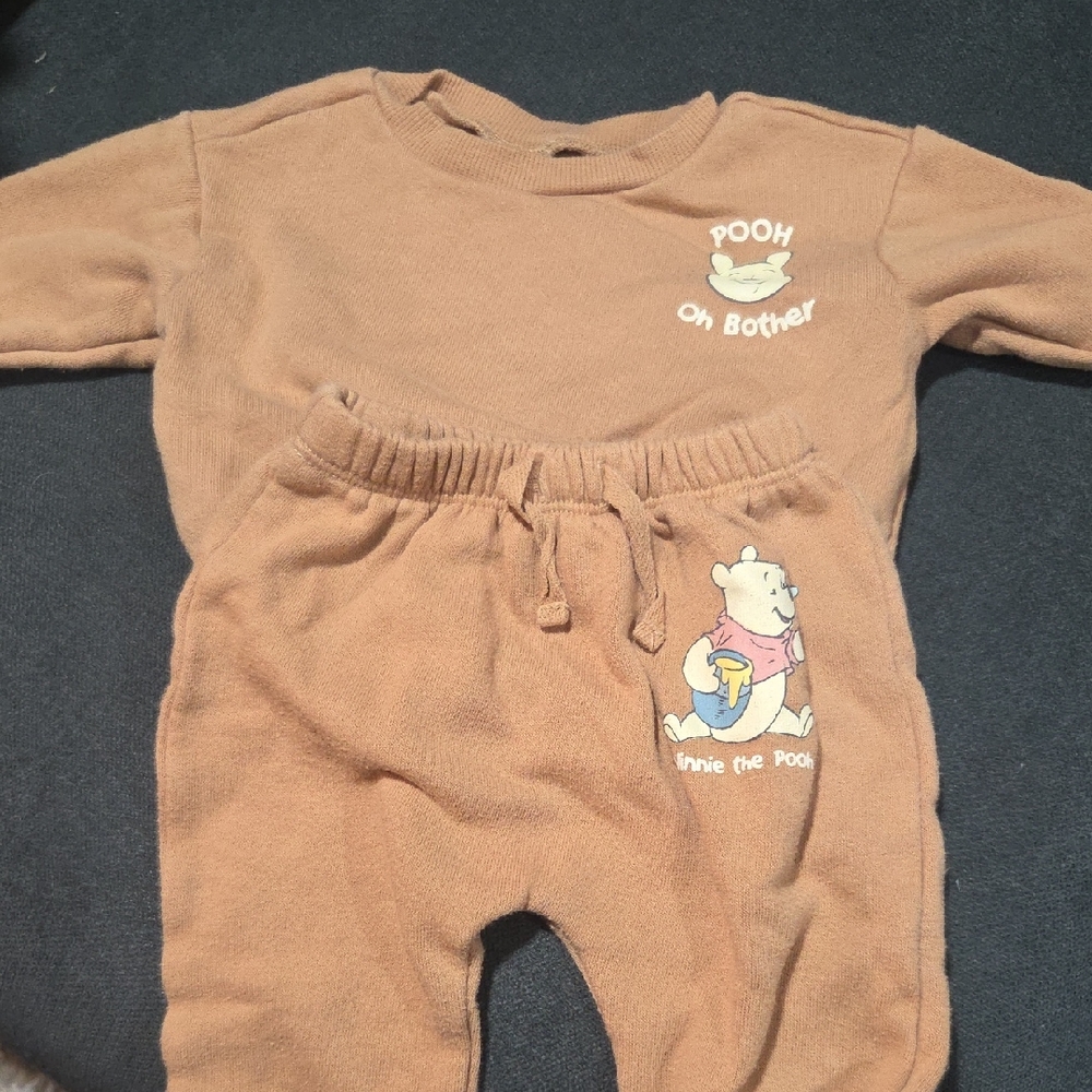 Disney Pooh Brown Kids Bodysuit